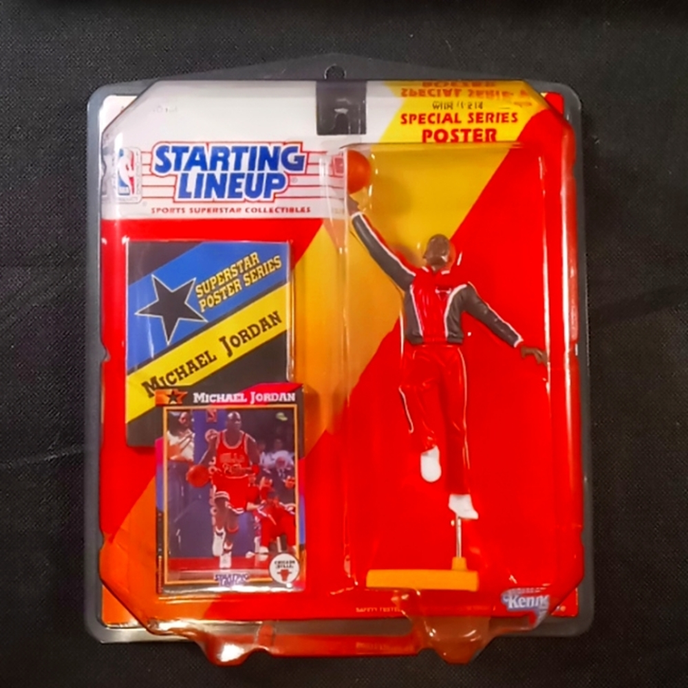 Starting Lineup - 1992 - Michael Jordan - Base Series w/Special Series Poster